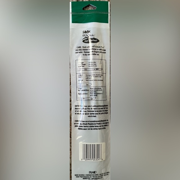 NEW 18 Plaid Folk Art One Stroke Donna Dewberry Paint Brushes - Picture 9 of 9